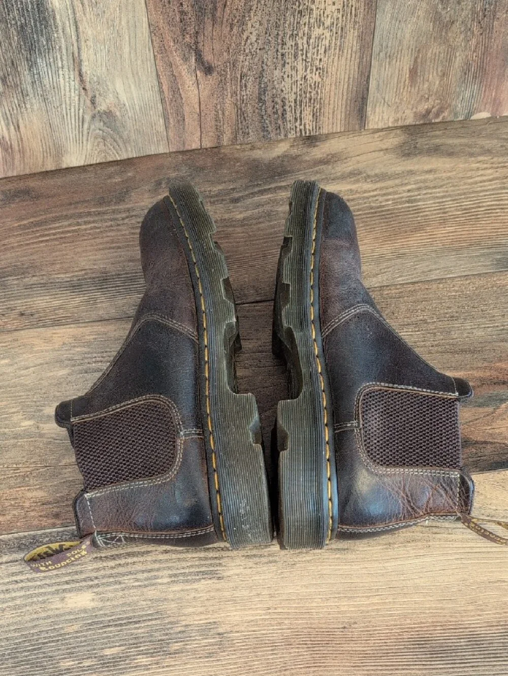 Dr Martens Penly Chukka Leather Slip-On Chelsea Low Work Boots 11 C719